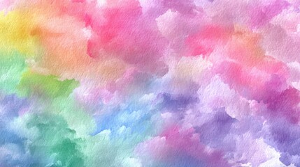 Fototapeta premium Creative team communication notes in watercolor style artistic environment abstract content vibrant viewpoint