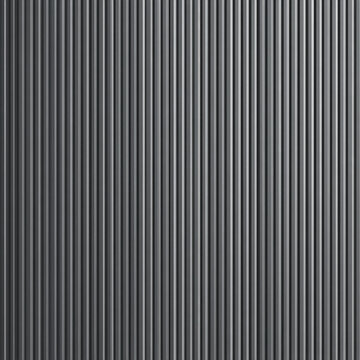 Dark Charcoal Reeded Glass Vertical Stripe Texture