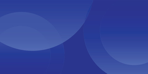 Obraz premium Abstract blue background with circles. design modern art