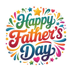 Obraz premium Happy Fathers Day 