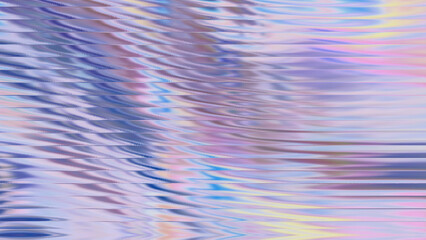 Abstract ribbed glass, wavy gradient background with modern pastel colors, texture