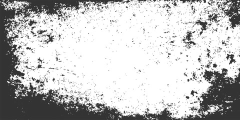Fototapeta premium Grungy texture frame: A gritty and distressed frame, perfect for adding depth and texture. this versatile design brings an industrial aesthetic to your creative projects.
