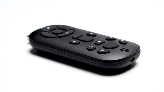 Wireless black remote control with USB receiver