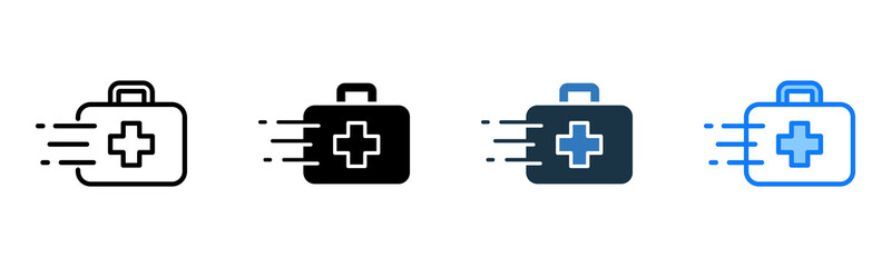 First Aid icon multiple style 