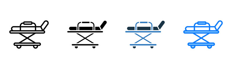 Stretcher icon multiple style 
