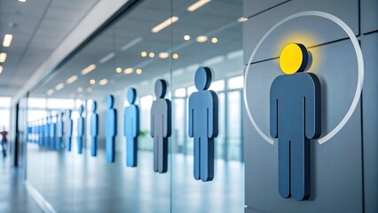 Talent Acquisition Concept, Modern Visualization of Recruitment Process, Business Strategy