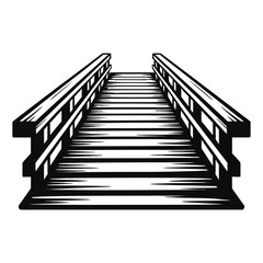 Fototapeta premium bridge vector illustration
