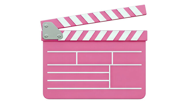 Pink Movie Clapperboard