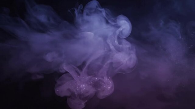 Dynamic Light Interaction Highlighting how light plays within the moving mist.