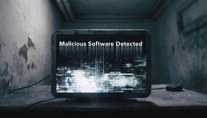 Malicious Software Alert on Old Monitor