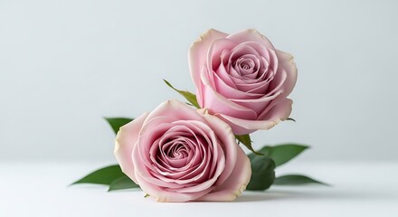 Fototapeta premium Pink roses bouquet close-up soft natural light romantic floral beauty delicate petals
