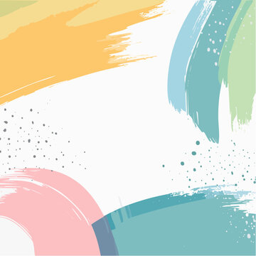 Creative minimalist hand painted abstract art grunge background with brush stroke abstract art. Design for wall decoration