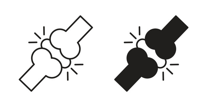 Herniated disc icon. web vector design