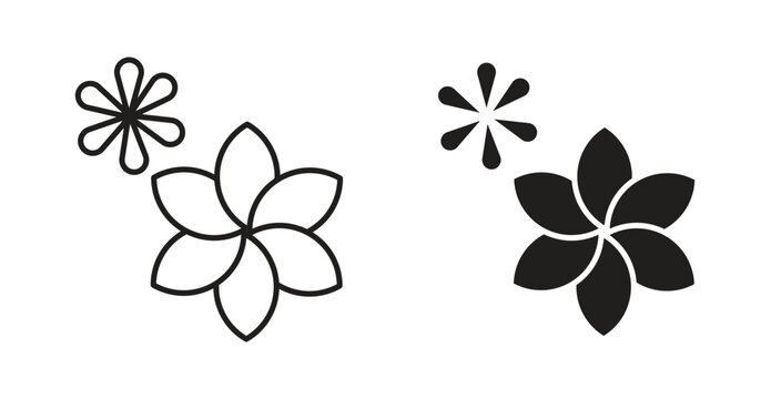 Jasmine icon. web vector design