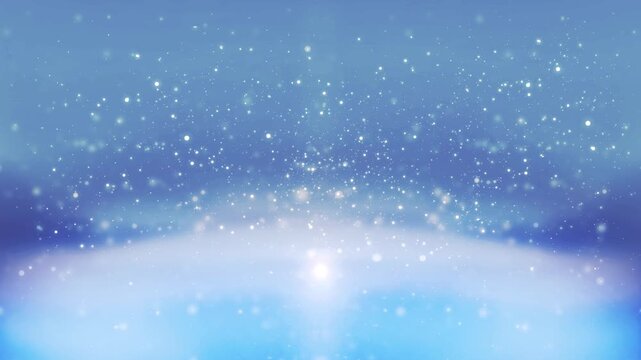 煌めく夜空と輝く湖 Shimmering Night Sky Over Bright Lake 01 Soft Sky
