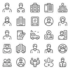 Business Partnership and Collaboration Outline Icon Pack