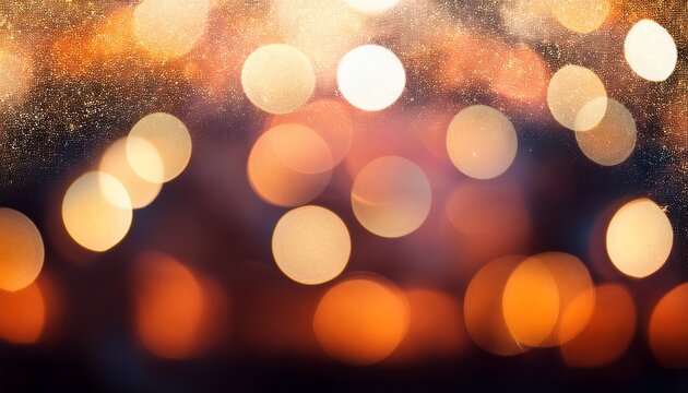 Luzes De Natal E Ano Novo Desfocadas Efeito Bokeh Para Serem Usadas Como Recursos Graficos