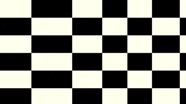 Black and White Checkerboard Pattern.