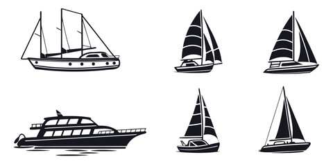 A collection of various types of boats and sailing vessels © Rabbi