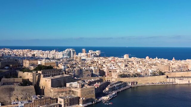 Valletta is a UNESCO-listed capital filled with golden limestone buildings, historic palaces, and panoramic Mediterranean views