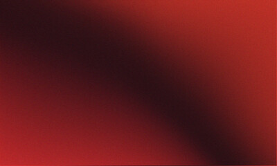 Fototapeta premium Vibrant abstract background showcases a striking gradient transitioning from deep dark crimson to a brighter fiery red, presenting a dynamic texture with subtle film grain.