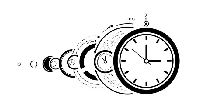 Disassembled clock parts and mechanism.