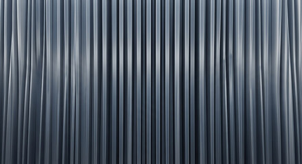 Obraz premium Modern metallic surface with sleek vertical lines