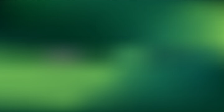 Abstract green gradient background with smooth blended colors, blurry mesh texture, design for wallpaper or website backdrop. vector ilustartion eps10