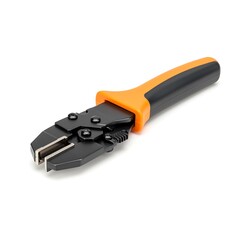 Obraz premium Black and orange handled bolt cutter tool for cutting metal wires