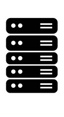 Server Rack Stack Data Processing Hosting Infrastructure Network Configuration, Information Technology System Administration in Datacenter, Cyber Security, Database Storage Services, Cloud Computing S