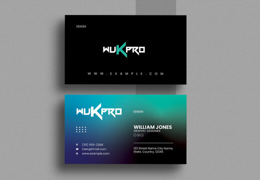 Corporate Business Card Layout