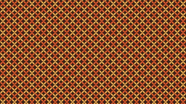 Orange and yellow geometric pattern on dark background Keywords: geometric, pattern, shapes