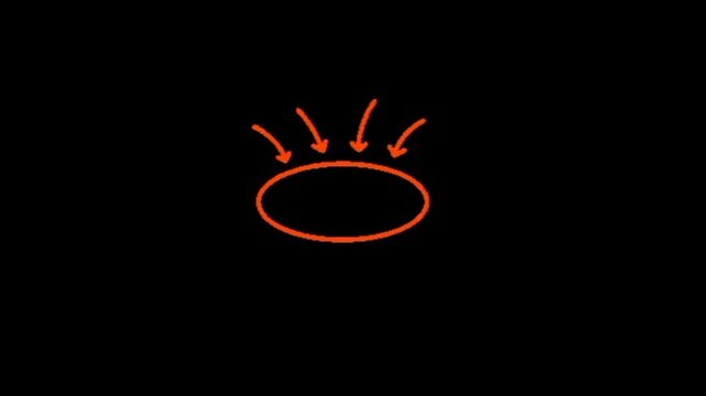 Simple four arrows best for editing animation.