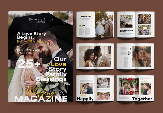 Wedding Magazine Design