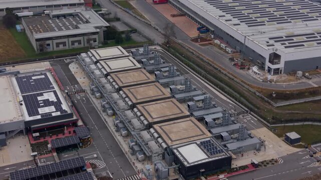 Secure Data Center from Above, Cybersecurity Infrastructure