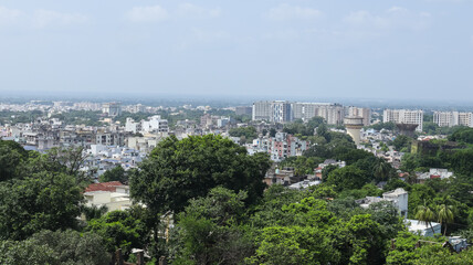 Fototapeta premium Cityscape of Junagadh, Gujarat, India.