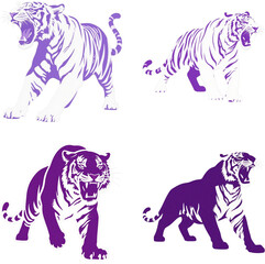 トラ　動物　生き物　イラスト