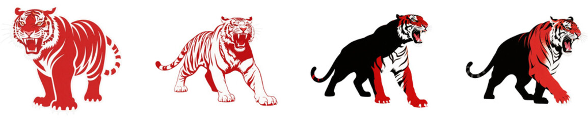 トラ　動物　生き物　イラスト