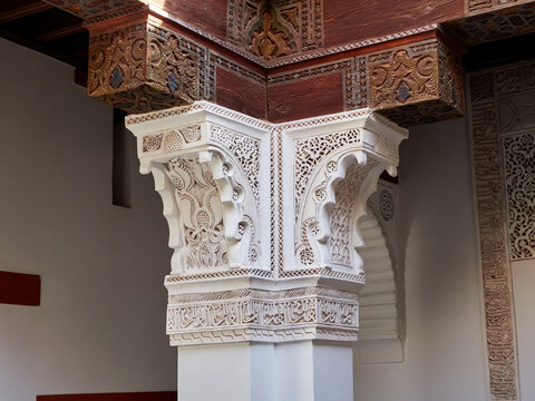 The Ben Youssef Madrasa is the most important and largest madrasa in all of Morocco.