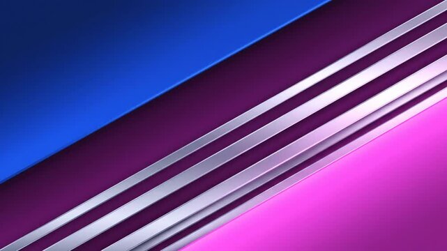 Abstract Background with Diagonal Silver Lines.