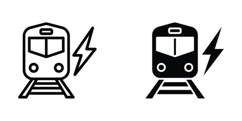 Train Electric Power Symbol Commercial © Jahidul