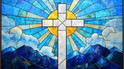 Naklejka premium Archangel with Sword and Serpent – AI Generative