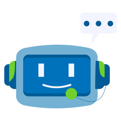 Cartoon Robot Chatbot
