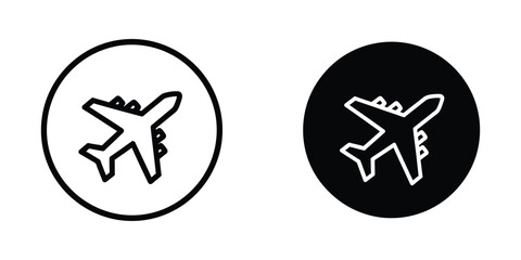 Airplane Icon Symbol Commerce