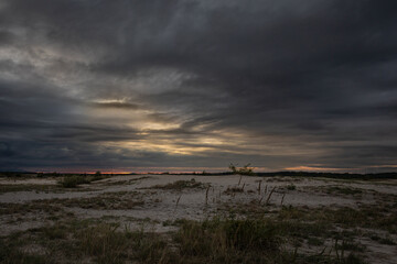 sunset over the river © Pawe