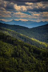 mountain landscape with clouds © Pawe