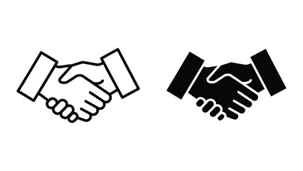 Fototapeta premium Handshake Agreement Business Partnership Deal