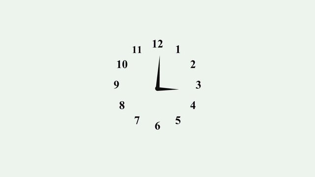 clock outline accurate thirty (30) second game show & quiz timer requiring a half minute timed round with black vector style line drawing isolate transparent alpha channel white background 4K video.