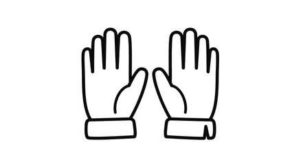 Fototapeta premium Pair of Hands Illustration.