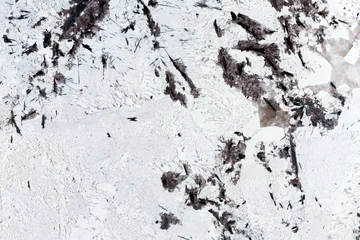 Fotobehang Marmer Close up of granite texture, granite wall, granite background.  © Dmytro Synelnychenko